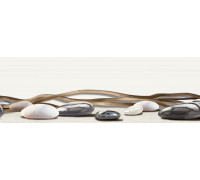 Декоративная плитка Alma Ceramica DWA11ALD024 Ailand 60x20 белая / бежевая глазурованная глянцевая морские мотивы