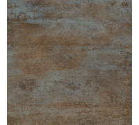 Керамогранит Alma Ceramica GFU04OXD40R Oxide 60x60 голубой / коричневый сахарный под металл
