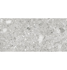 Керамогранит Alma Ceramica GFU60120HOL70R Holly 60x120 серый глазурованный матовый под камень / терраццо