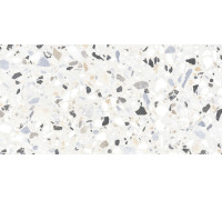 Настенная плитка Alma Ceramica TWU09BLB004 Bilbao 50x24.9 белая глянцевая под терраццо