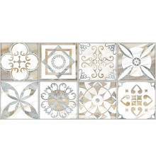 Настенная плитка Alma Ceramica TWU09VRD014 Varadero 50x24.9 микс глянцевая рельефная под мозаику