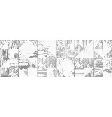 Декор Altacera DW11STN00 Saturn Silver 60x20 серый глянцевый под мозаику