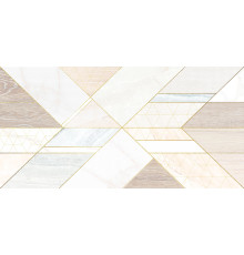 Декор Altacera DW9ARE55 Artdeco 50x25 белый / бежевый глянцевый под геометрию