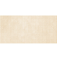 Настенная плитка Altacera WT9ARB11 Petra Arabesco 50x24.9 бежевая матовая под камень / под мозаику / орнамент