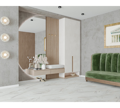 SPC Alta Step Arriba 0,5/43 4U micro (610 х 305 х 5 мм) с подложкой 9908 Мрамор саянский (2,605 кв м)