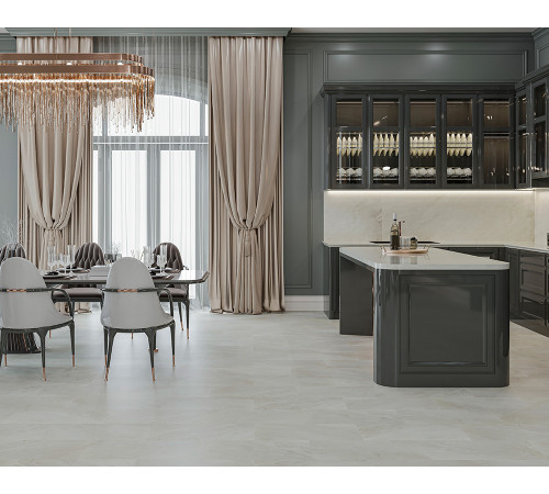 SPC Alta Step Arriba 0,5/43 4U micro (610 х 305 х 5 мм) с подложкой 9911 Мрамор Каррара Бьянко (2,605 кв м)