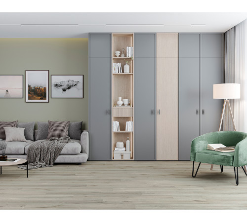 SPC Alta Step Perfecto 0,3/34 4U micro (1218 х 180 х 5 мм) с подложкой 8802 Дуб бежевый (2,631 кв м)