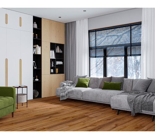 SPC Alta Step Perfecto 0,3/34 4U micro (1218 х 180 х 5 мм) с подложкой 8804 Дуб желтый (2,631 кв м)