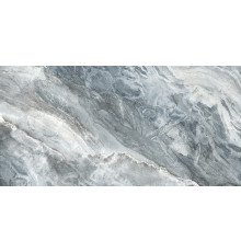 Керамогранит Delacora D12056M Waterfall Blue 60x120 серо-голубой матовый под камень / мрамор