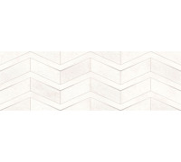 Настенная плитка Delacora WT15EVA05R Evan 24.6x74 белая матовая под камень / орнамент