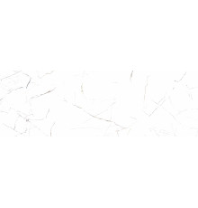 Настенная плитка Delacora WT15FRR00R Frost White 24.6x74 белая глянцевая под камень / мрамор