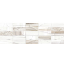 Керамогранит Delacora WT15POL55R Palissandro Brick 74x24.6 белый / коричневый глянцевый под камень