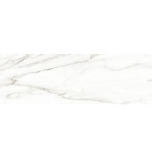 Настенная плитка Delacora WT93BAV00 Bavaro Nova 30x90 белая глянцевая под мрамор