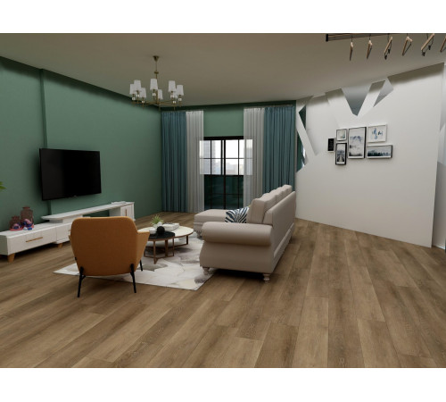 SPC Floorwood Genesis 0,5/43 4U micro (1220 х 182 х 5 мм) с подложкой MV34 Дуб Данте Dante Oak ( 2,44244 кв.м.)