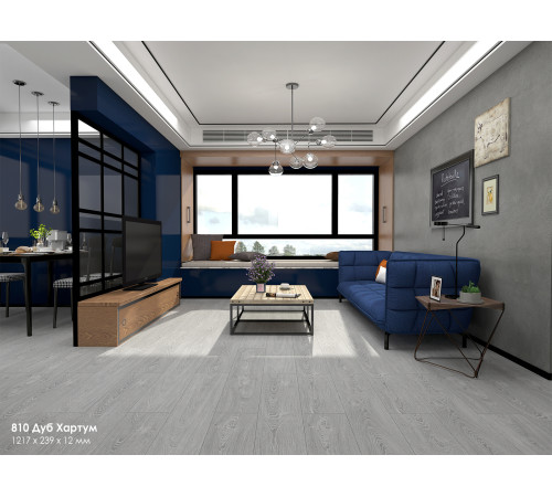 Ламинат Floorwood Megapolis АС6/34 4U Wax (1217х239х12мм) 810 Дуб Хартум ( 1,75 кв.м)