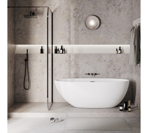 Ванна отдельностоящая Grossman Fly GR-1104 (170х75х58) цвет белый