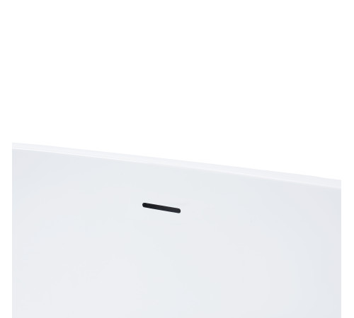 Ванна отдельностоящая Grossman Classic GR-2403MB (150х78х58) цвет черный/белый матовый