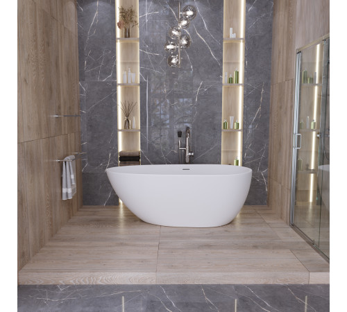 Ванна отдельностоящая Grossman Fly GR-1103M (160х80х60) цвет белый матовый