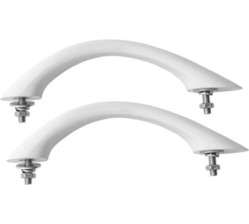 Ручки для акриловой ванны универсальные Aquanet белый, 2 шт.