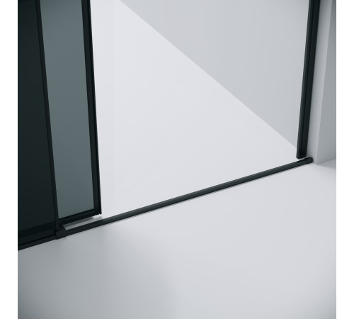 Дверь в нишу Grossman Galaxy 100.K33.01.100.21.10 (100х195) черный матовый,стекло тонированное,раздвижная