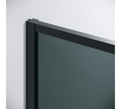 Дверь в нишу Grossman Galaxy 100.K33.01.100.21.10 (100х195) черный матовый,стекло тонированное,раздвижная