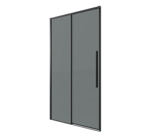 Дверь в нишу Grossman Galaxy 100.K33.01.100.21.10 (100х195) черный матовый,стекло тонированное,раздвижная