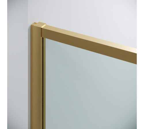 Дверь в нишу Grossman Galaxy 100.K33.01.130.32.00 (130х195) золото сатин,стекло прозрачное,раздвижная