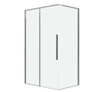 Душевое ограждение Grossman Galaxy 100.K33.01.140.10.00-200.K33.01.100.10.00 (140х100х195) раздвижная,хром,стекло прозрачное