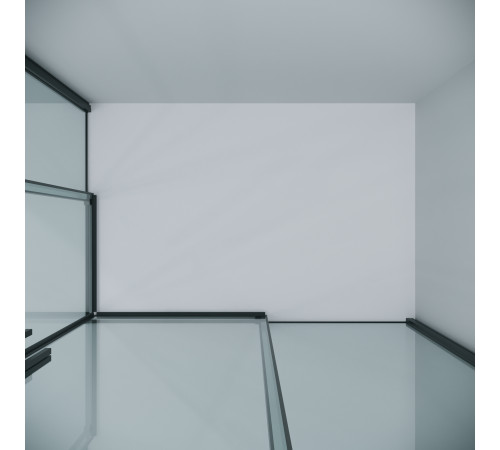 Душевое ограждение Grossman Galaxy 1/2.K33.01.12.21.00-1/2.K33.01.70.21.00 (120х70х195) раздвижная,черный матовый,стекло прозрачное