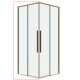 1/2 душевого ограждения Grossman Galaxy 1/2.K33.01.10.32.00 (100*195) золото сатин,стекло прозрачное