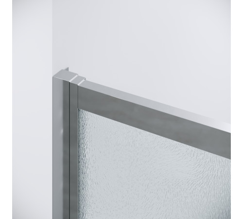 Дверь в нишу Grossman Cosmo 100.K33.02.100.10.02 (100х195) хром,стекло шиншилла,раздвижная