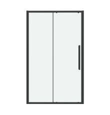 Дверь в нишу Grossman Cosmo 100.K33.02.140.21.00 (140х195) черный матовый,стекло прозрачное,раздвижная