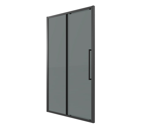 Дверь в нишу Grossman Cosmo 100.K33.02.100.21.10 (100х195) черный матовый,стекло тонированное,раздвижная