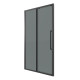 Дверь в нишу Grossman Cosmo 100.K33.02.100.21.10 (100х195) черный матовый,стекло тонированное,раздвижная