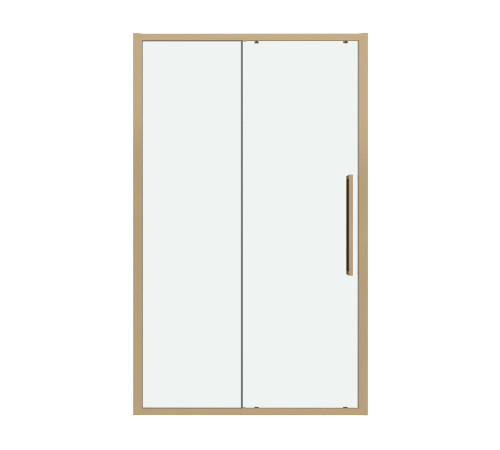 Дверь в нишу Grossman Cosmo 100.K33.02.110.32.00 (110х195) золото сатин,стекло прозрачное,раздвижная