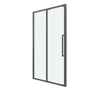 Дверь в нишу Grossman Cosmo 100.K33.02.100.42.00 (100х195) графит сатин,стекло прозрачное,раздвижная