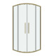 Душевое ограждение Grossman Cosmo 301.K33.02.9090.32.00 (90х90х195) четверть круга,раздвижная,золото сатин,стекло прозрачное