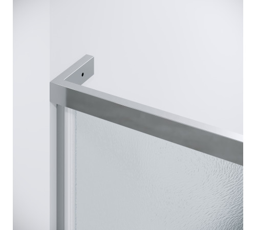 Душевое ограждение Grossman Pragma 100.K33.03.100.10.02-200.K33.03.80.10.02 (100х80х195) распашная(левая),хром,стекло шиншилла