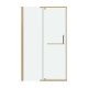 Дверь в нишу Grossman Pragma 100.K33.03.110.32.00 (110х195) золото сатин,стекло прозрачное,распашная