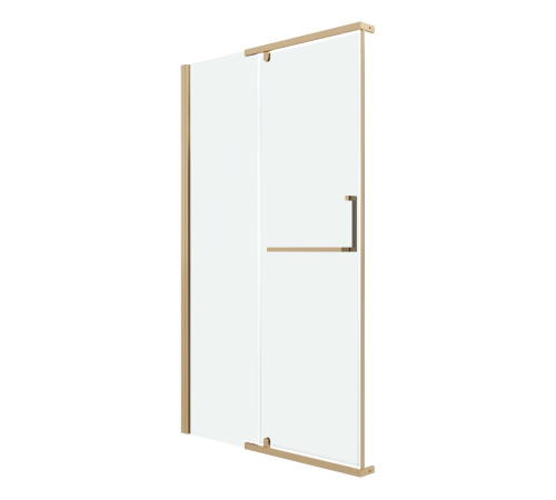 Дверь в нишу Grossman Pragma 100.K33.03.110.32.00 (110х195) золото сатин,стекло прозрачное,распашная