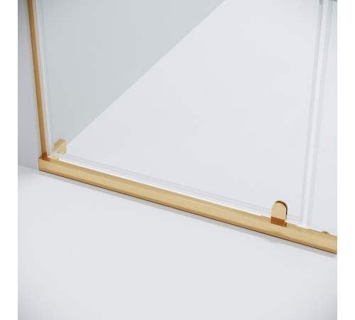 Душевое ограждение Grossman Pragma 100.K33.03.120.32.00-200.K33.03.90.32.00 (120х90х195) распашная,золото сатин,стекло прозрачное