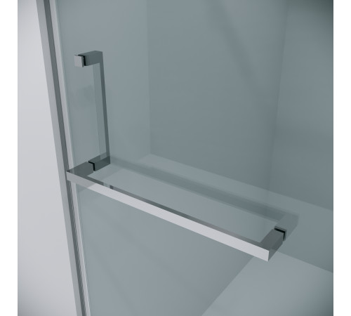 Душевое ограждение Grossman Pragma 100.K33.03.100.10.00-200.K33.03.80.10.00 (100х80х195) распашная,хром,стекло прозрачное