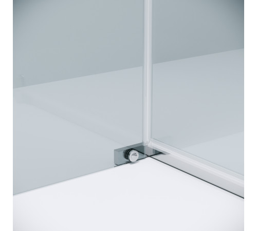 Боковая стенка Grossman Pragma 200.K33.03.80.10.00 (80х195) хром,стекло прозрачное