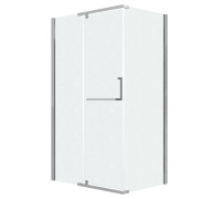 Душевое ограждение Grossman Pragma 100.K33.03.110.10.02-200.K33.03.80.10.02 (110х80х195) распашная(левая),хром,стекло шиншилла