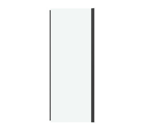 Боковая стенка Grossman Pragma 200.K33.03.90.21.00 (90х195) черный матовый,стекло прозрачное