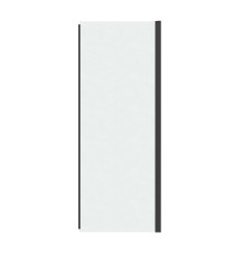 Боковая стенка Grossman Pragma 200.K33.03.100.21.02 (100х195) черный матовый,стекло шиншилла