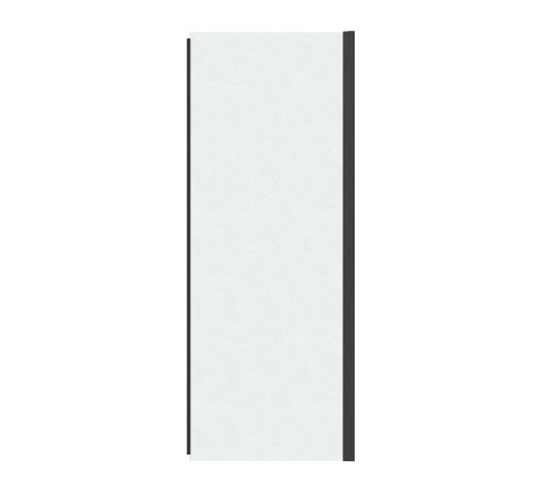 Боковая стенка Grossman Pragma 200.K33.03.90.21.02 (90х195) черный матовый,стекло шиншилла