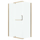 Душевое ограждение Grossman Pragma 100.K33.03.120.32.00-200.K33.03.90.32.00 (120х90х195) распашная,золото сатин,стекло прозрачное