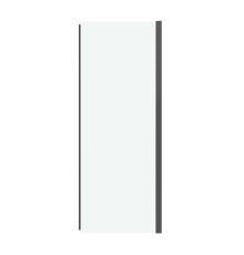 Боковая стенка Grossman Pragma 200.K33.03.100.42.00 (100х195) графит сатин,стекло прозрачное