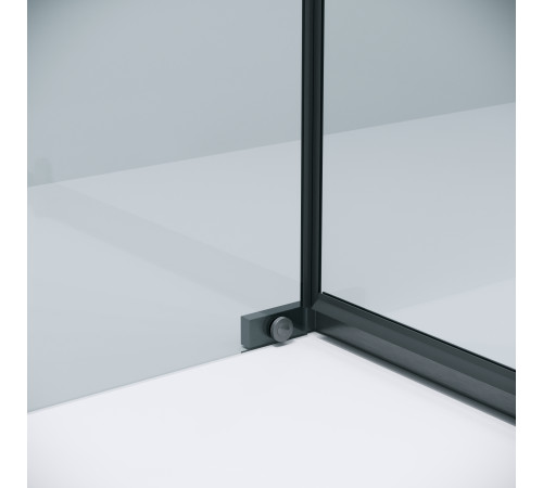 Душевое ограждение Grossman Pragma 100.K33.03.120.42.00-200.K33.03.80.42.00 (120х80х195) распашная,графит сатин,стекло прозрачное